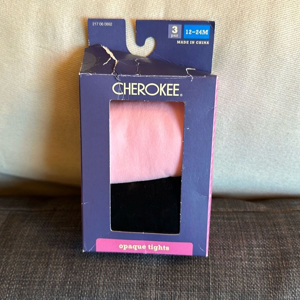 Two out of three Cherokee opaque tights